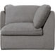Miles Grey Outdoor Corner in Light Grey